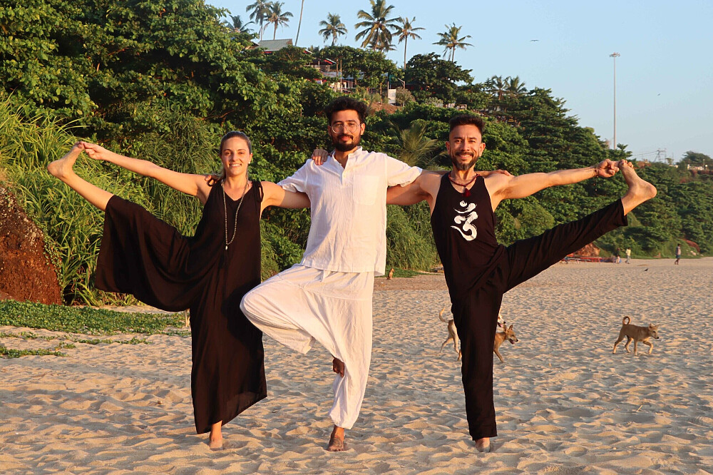 10 Day Surf Yoga Ayurveda & Sound Healing Retreat Varkala, India 2