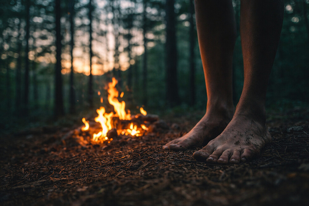 3-daagse Barefoot Circus: natuur, firewalk, muziek en spel, MA, VS 18