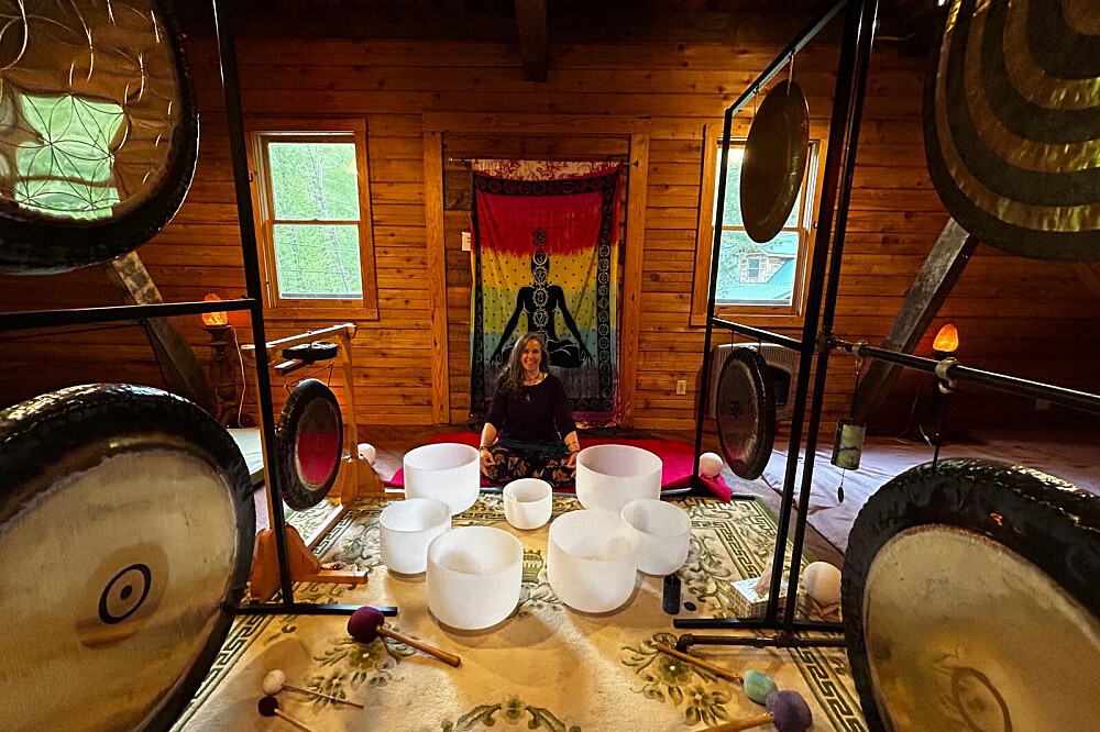 Retiro de descanso com cura pelo som para mulheres, 3 dias, perto de Asheville, NC 7