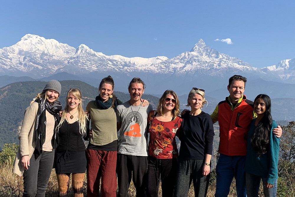 Retiro de meditación con sonido del Himalaya de 4 días en una granja ecológica en Nepal 5