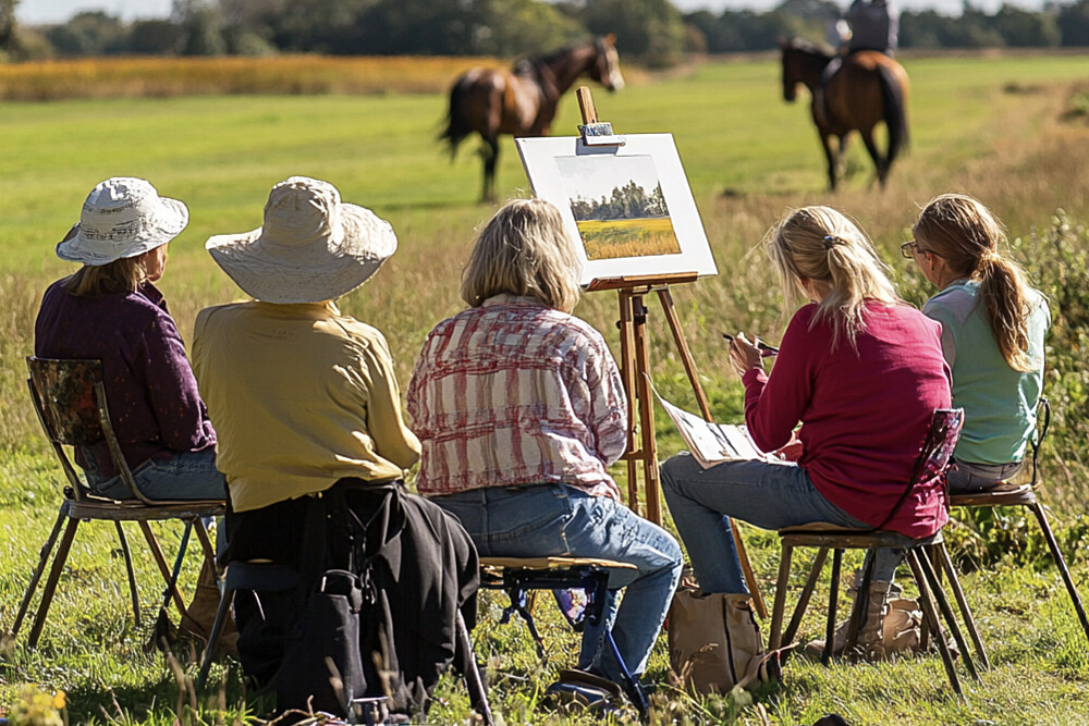 Retiro de Desenho em Silêncio de 6 Dias com Cavalos em Arnside, Inglaterra 31