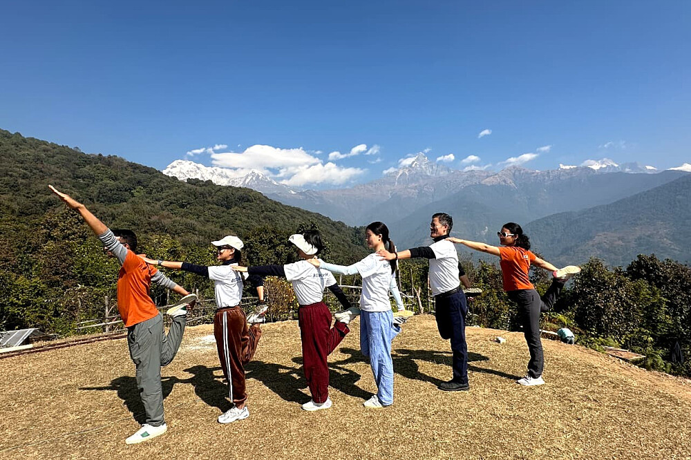 Retiro de yoga e meditação de 7 dias com vista para as montanhas, em Pokhara, Nepal 7