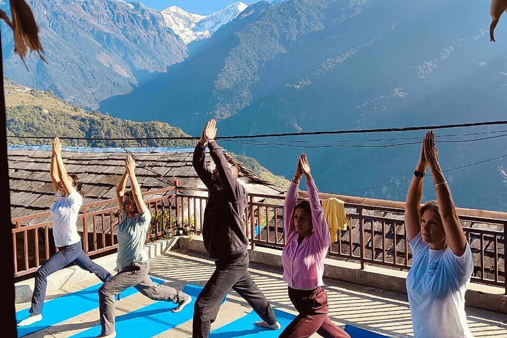 7 Day Mountain View Yoga Meditation Retreat in Pokhara, Nepal 4