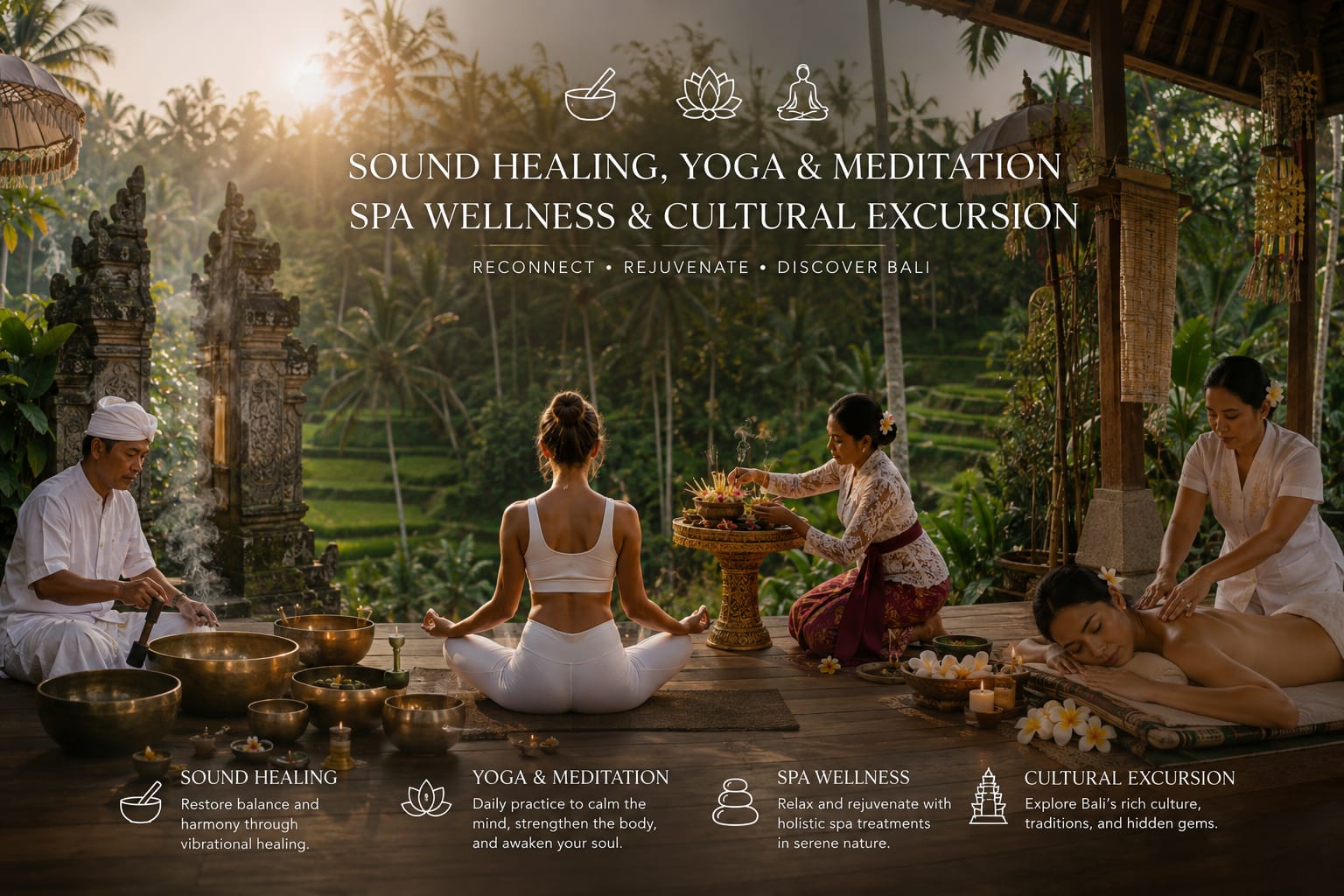 4 Day (Tailored) Spiritual Awakening, Shaman Wellness, Culture, Spa & Yoga Retreat in Bali, Indonesia 3