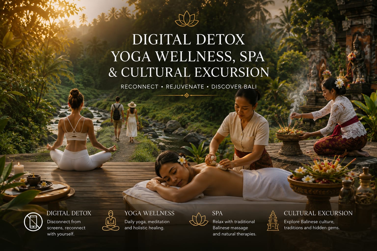 4 Day (Tailored) Spiritual Awakening, Shaman Wellness, Culture, Spa & Yoga Retreat in Bali, Indonesia 5